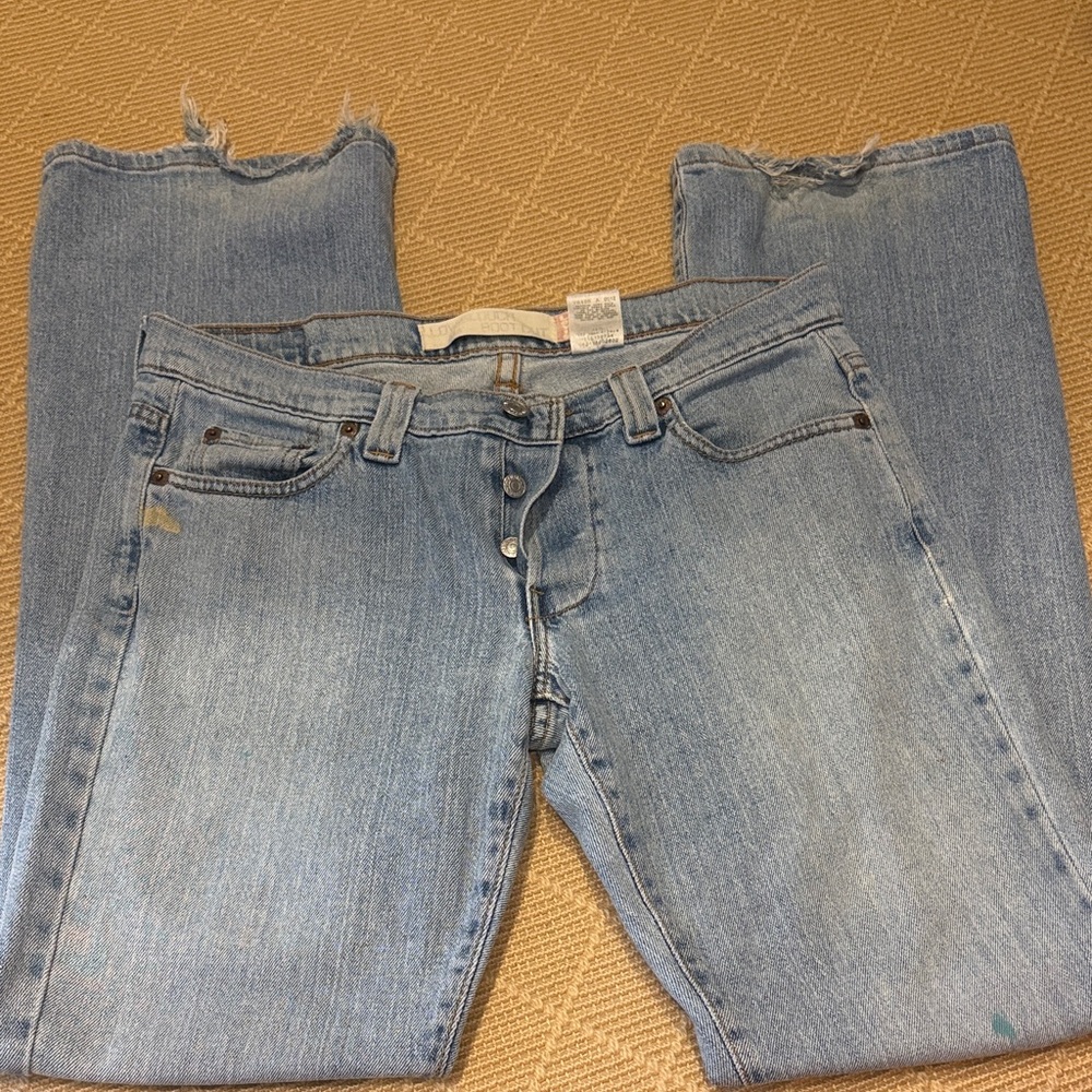 Levi's vintage low slung boot cut size 5 L